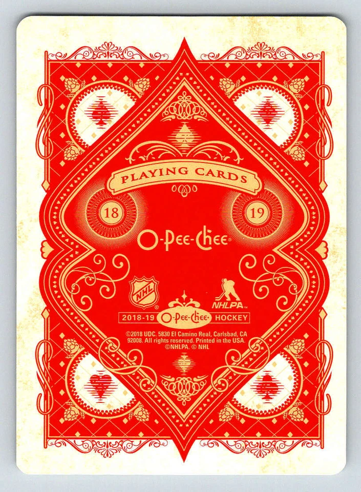 2018-19 O-Pee-Chee Playing Cards #8C Gabriel Landeskog (ref 179966) - Image 2 of 2