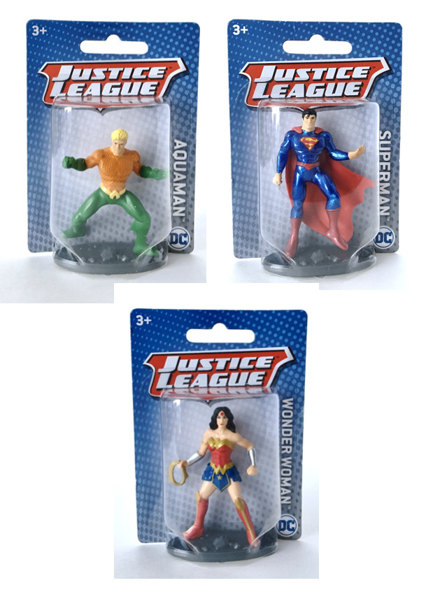 Justice League DC Mini Figurines - YOU-PICK -Aquaman, Superman, Wonder Woman NEW