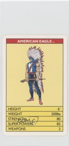 1988 Super Top Trumps Marvel Blue Back American Eagle 0ep9 - Picture 1 of 3