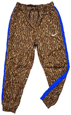 Nike Repel Joggers Pants Men's Brown Cheetah Print Track Pant Size S Waist  30 In - Main Image