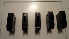 5 Taylor CGQ 1 pole 15A Breakers Crouse Hinds...
