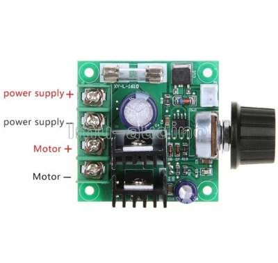 MARKENLOS 12V~40V 10A PWM DC Motor Speed Control Switch Controller Volt Regulator Dimmer