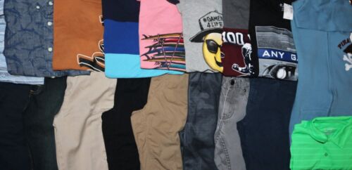 EUC Boys Size 10 & 10/12 Spring/Summer Clothing Lot Of 18 Pieces Name Brands - Photo 1/17