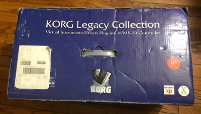 KORG LEGACY COLLECTION  VIRTUAL INSTRUMENTS/EFFECTS PLUG-INS W/MS-20 CONTROLLER