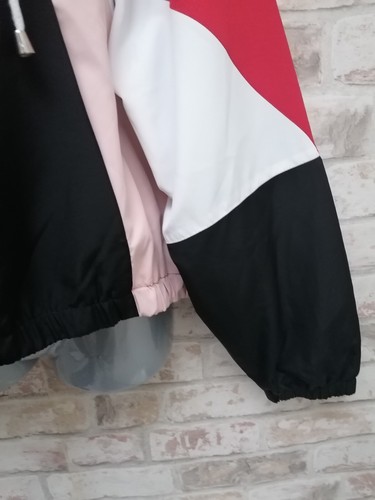 Topshop Colourblock - geometrische 1/4-Reißverschluss Jacke Größe UK 8-10 - Bild 6 von 11