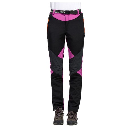 Damen Wasserdichte Hose Wanderhose Outdoor Winddicht Vlies gefütterte Hose - Bild 16 von 23