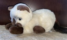 Toys R Us Geoffrey Siamese Kitty Cat Stuffed Plush EUC