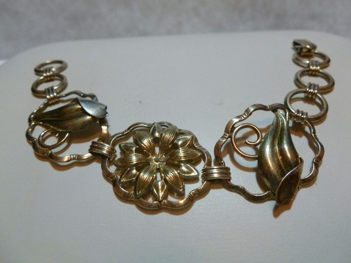 INCREDIBLE 1/20 12K GF GOLD FILLED ON STERLING SILVER ART