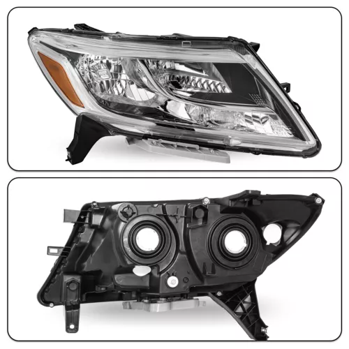 Chrome Projector Headlight For 2013-15 2016 Nissan Pathfinder Halogen Right Side - Picture 6 of 11