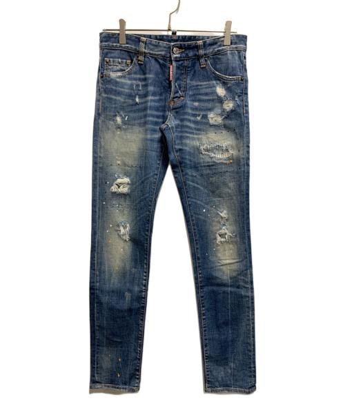 DSQUARED2                    Distressed denim pants Indigo S71LB0120