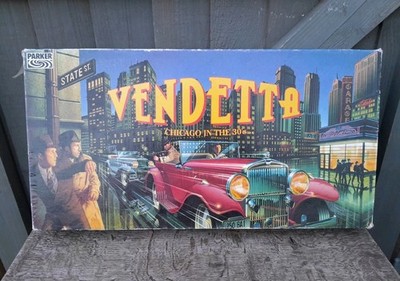 Vintage Vendetta Brettspiel Parker 1990 Chicago Gangsters 90er Retro