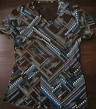 Scrub Top Xs Printed