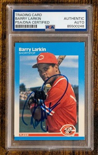 Barry Larkin #204 1987 Fleer card
