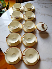 Rosenthal - Elegante servizio da tè in porcellana bianca con finitura puntinata