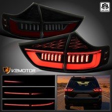 Fits 2011-2014 Toyota Sienna Smoke Full Led Tail Lights Sequential Turn Signal Fits 2011-2014 Toyota Sienna Smoke Full Led Tail Lights Sequential Turn Signal
