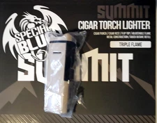 Cigar Lighter Triple Flame By Special Blue TAN
