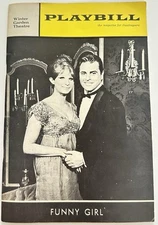 Funny Girl Barbra Streisand Johnny Desmond Playbill Dec 1965 Winter Garden NYC