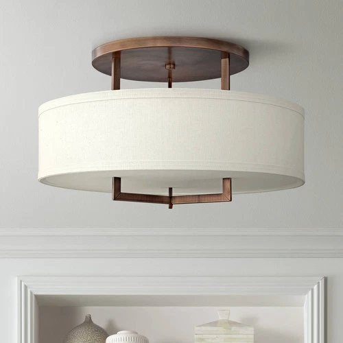 Hinkley Hampton 26" Wide Brushed Bronze Ceiling Light - Picture 1 of 6