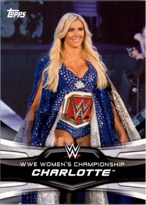 2016 Topps WWE Divas Revolution Historic Women's Champions #10 Charlotte - WS
