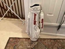 Power Bilt White/Orange/Black Carry Golf Bag w/o Travel Cover Vintage