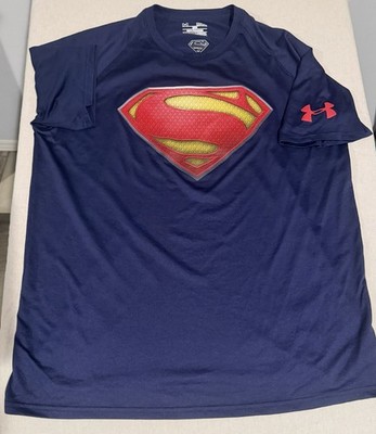 Under Armour Superman Alter Ego T-Shirt Mens Med DC Comics Exercise Training