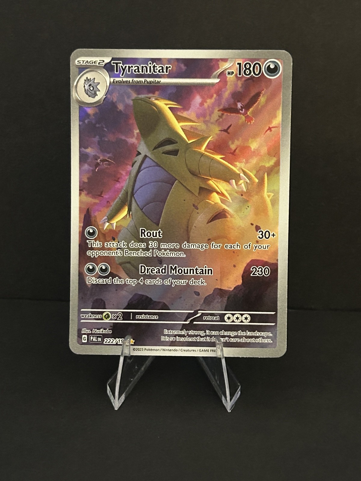 Tyranitar 222/193 Sv02: Paldea Evolved Holo