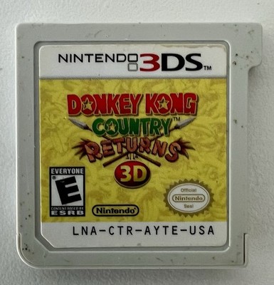 Donkey Kong Country Returns 3D (Nintendo 3DS, 2013) AUTHENTIC TESTED!