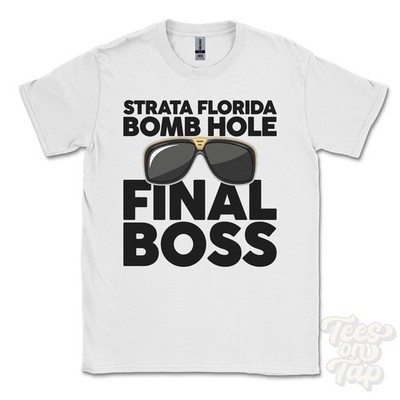 STRATA FLORIDA BOMB HOLE FINAL BOSS T-SHIRT lustiges Weihnachtsgeschenk lledrod County of