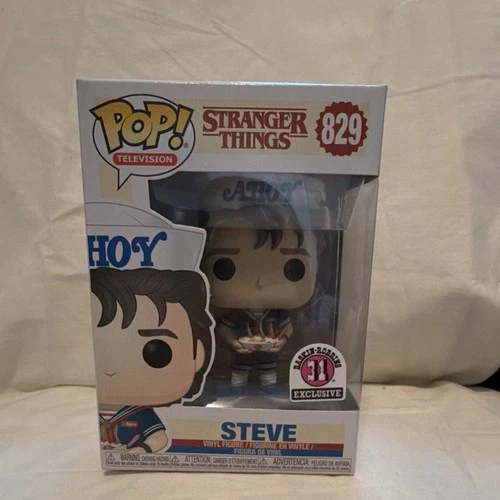 Funko Pop! Vinyl Stranger Things Steve Baskin-Robbins Exclusive #829 Figure