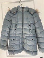 Moncler Light Light Blue Jacket - Size: 12 - Kids: Girls