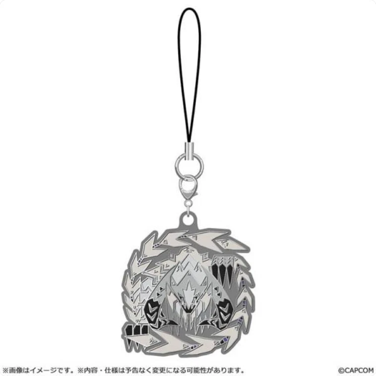 Monster Hunter Wilds Monster Icon Metal Keychain Collection BOX (10PCS) Capcom N - Image 3 of 4