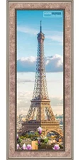 Panoramic Slim Profile Silver Frame - UV Acrylic, Backing, Hanging Hardware