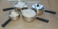 Prestige Saucepan Set 4 Pc Stainless Steel Cookware - 14/16/18/20cm