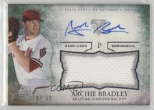 2015 Triple Threads Unity Jumbo Relics Emerald 3/50 Archie Bradley Auto e3t