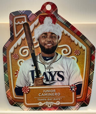 2024 Topps Holiday - Oversized Ornaments Die-Cuts Junior Caminero #MLBO-19 (RC)