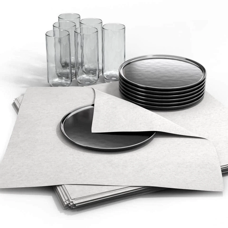 Packing Paper Sheets 24x24 Moving Shipping Wrap 200 White Recycled Newsprint - Image 2 of 3