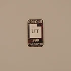 U.S. State Silver bar .999 1ozt Proof - UT/Utah - 001045/041785