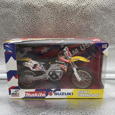 #ad 🔥Ricky Carmichael New Ray 1:12 scale MXON 2007 Suzuki RMZ450 Diecast New Rare $160.00