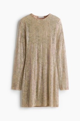 Stella McCartney X H&M - Rhinestone Studded Lace Mini Dress - SMALL NWT