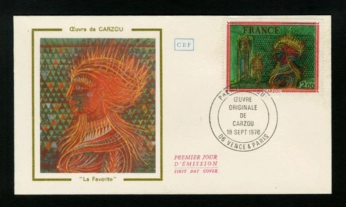 France FDC sc 1499 SG 2112 Jean Carzou Painting First Day Cover 1976 3