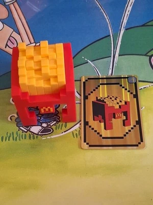 Figurine Minecraft Movie 2025 Mc Donald's Mac Do Avec code Frites - Photo 1/4