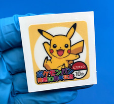 Pikachu 10th Pokemon Bread Sticker Deco Chara Japanese