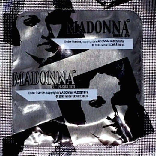 Paquete de 6 condones Madonna Nudes 1979 caja como una niña material virgen sin abrir raro Foto 2 de 4