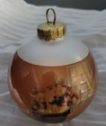 MJ Hummel Blessed Event Christmas Ornament Goebel Glass Ball Vintage 1983 USA — photo 2