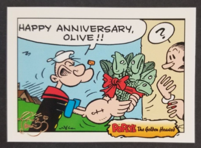 Popeye Olive Anniversary 1996 Cartoon Card #9 (NM) | eBay