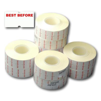 1 Roll of FL. Orange Perm for Klik KH8 / KH6 CT1 21x12mm Price Gun Labels