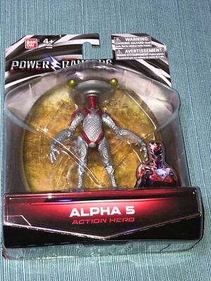 Saban's Power Rangers Alpha 5 Action Hero Bandai 2017 Quick Ship New