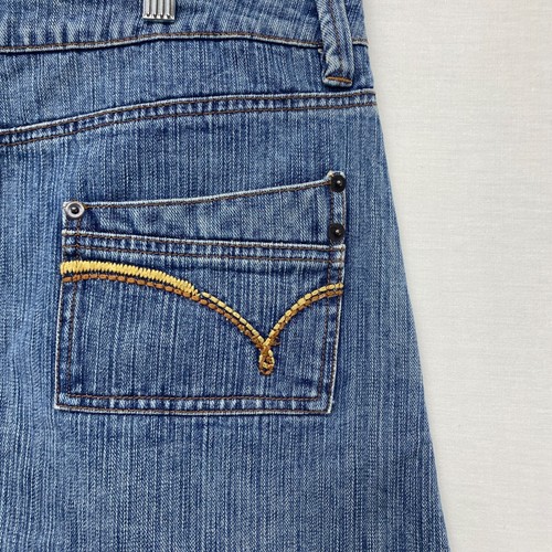 So Wear It Declare It Size 14 Pockets Short Mini Denim Jean Skirt embroidered - Picture 5 of 6