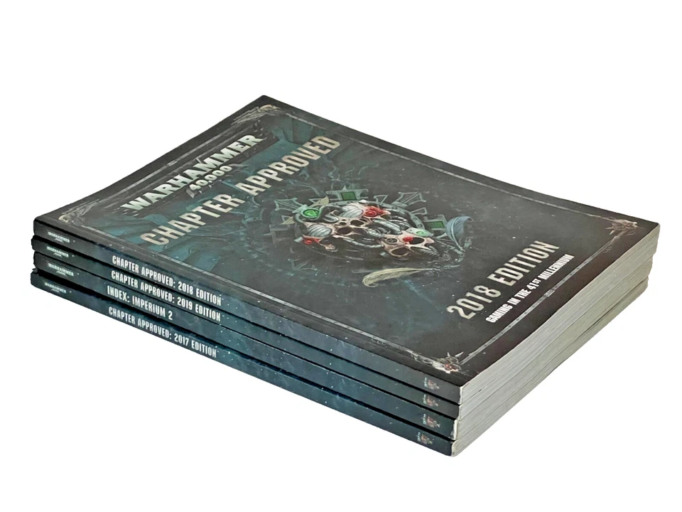 Warhammer 40K Capítulo Aprobado Índice Imperio 2 Lote x4 - Libros de Reglas 2017-2019 Foto 4 de 4