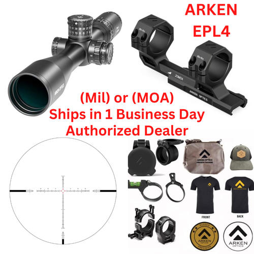 ARKEN OPTICS EPL4 416X44 FFP MIL or MOA Scope and or Combo Pack eBay